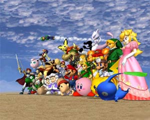Pikmin with all other SSBM characters